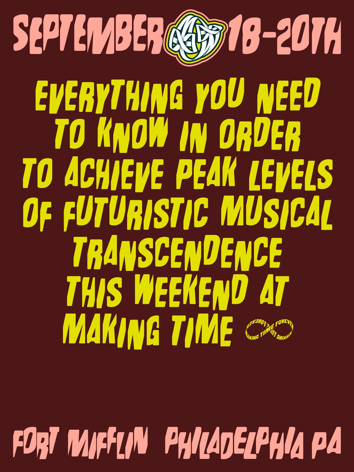 Making Time ∞ FAQ — slide 1 of 19