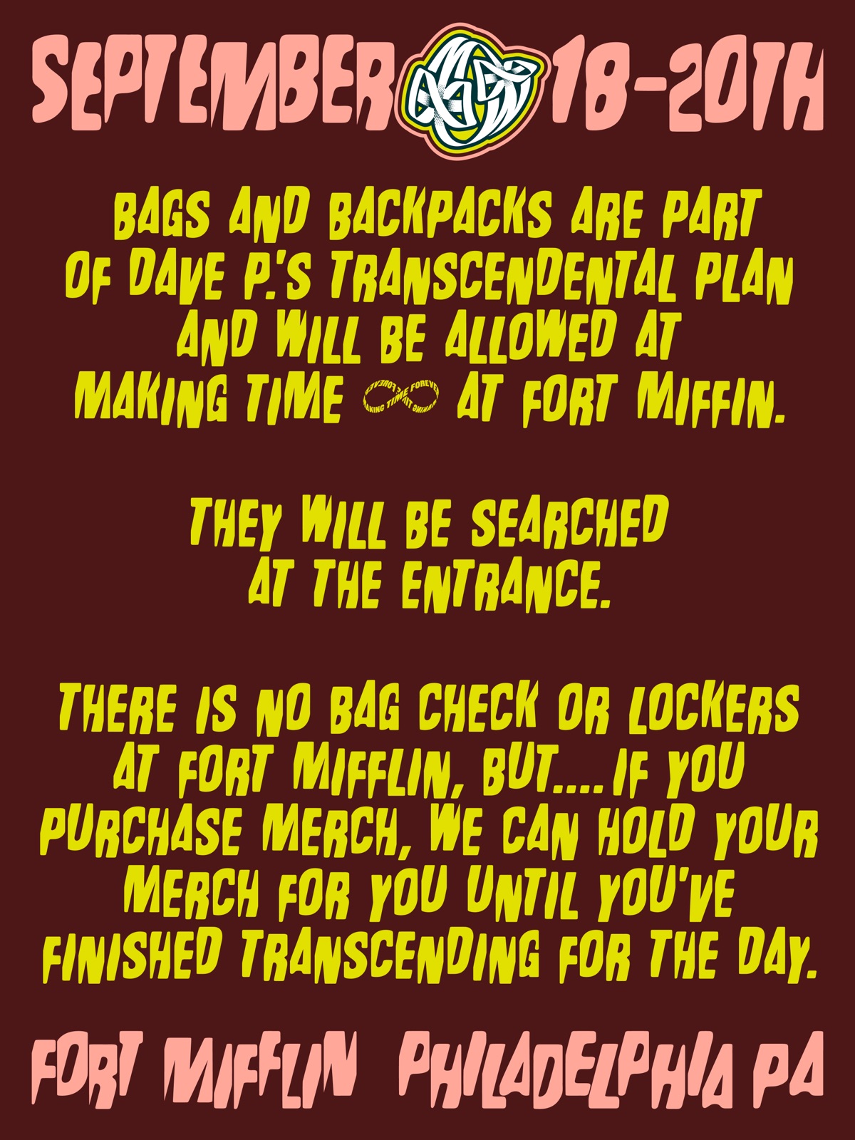 Making Time ∞ FAQ — slide 6 of 19